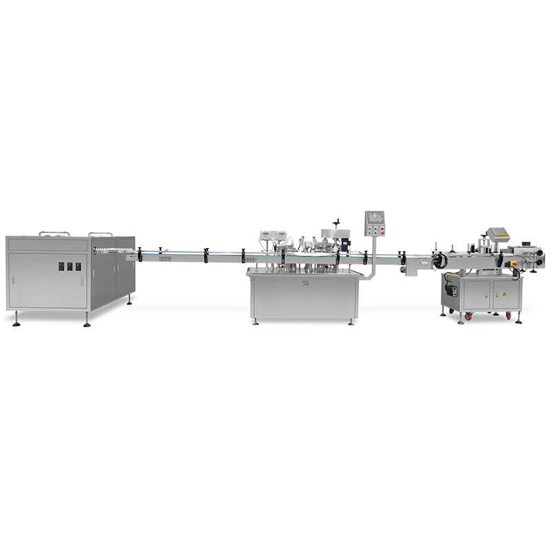 眼药水、滴眼剂理瓶、灌装、贴标联动线