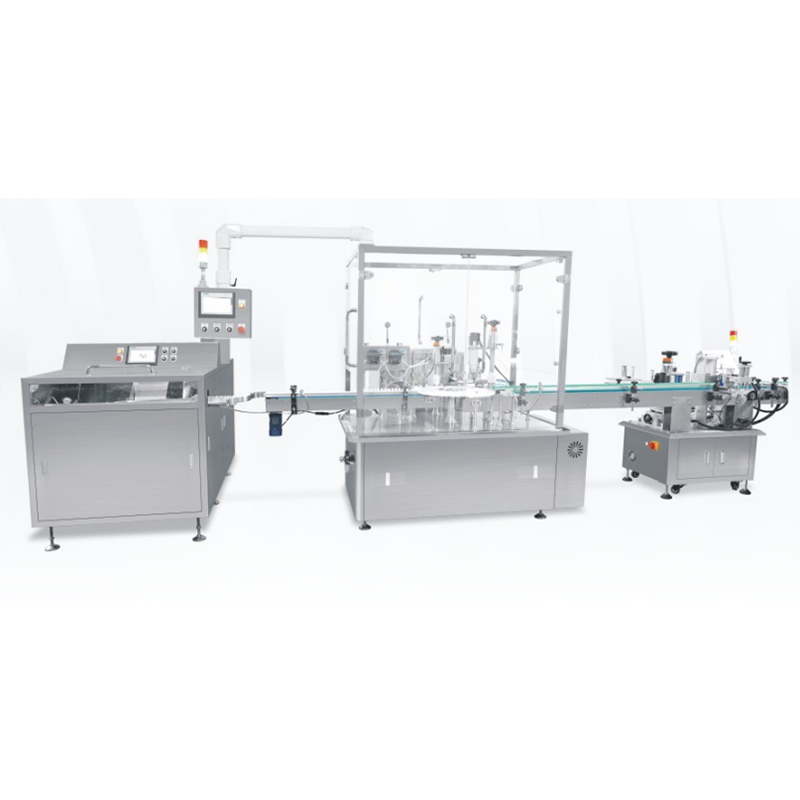 试剂管理管、灌装旋盖、贴标联动线